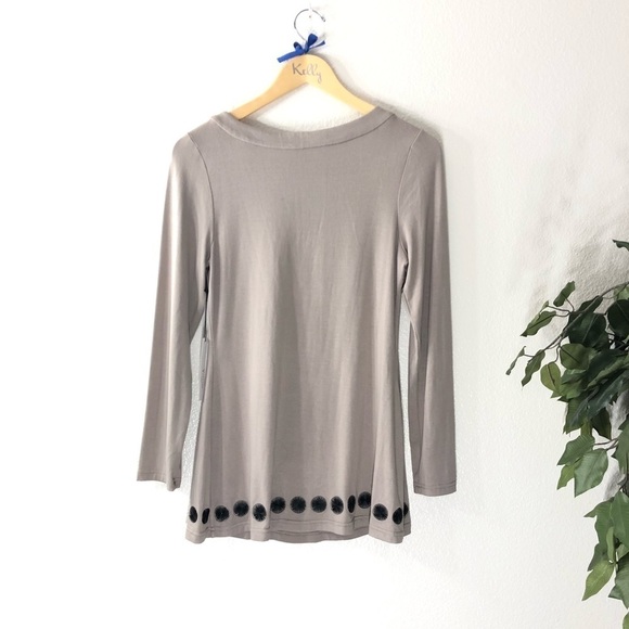 NWT Vertigo Paris Long Sleeve Tunic Top - Picture 6 of 6